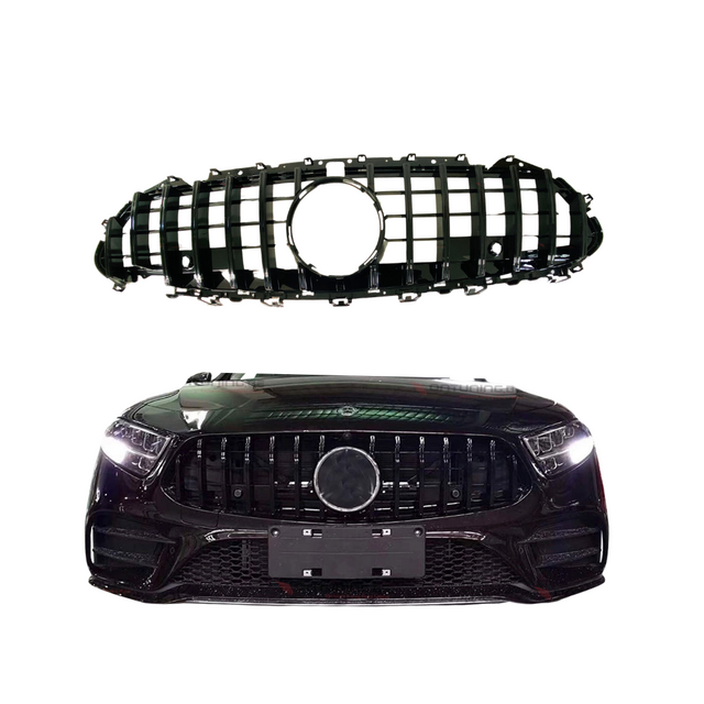 Grill compatibel met Mercedes CLS C257 (2018-2024) Glans Zwart – afbeelding 1