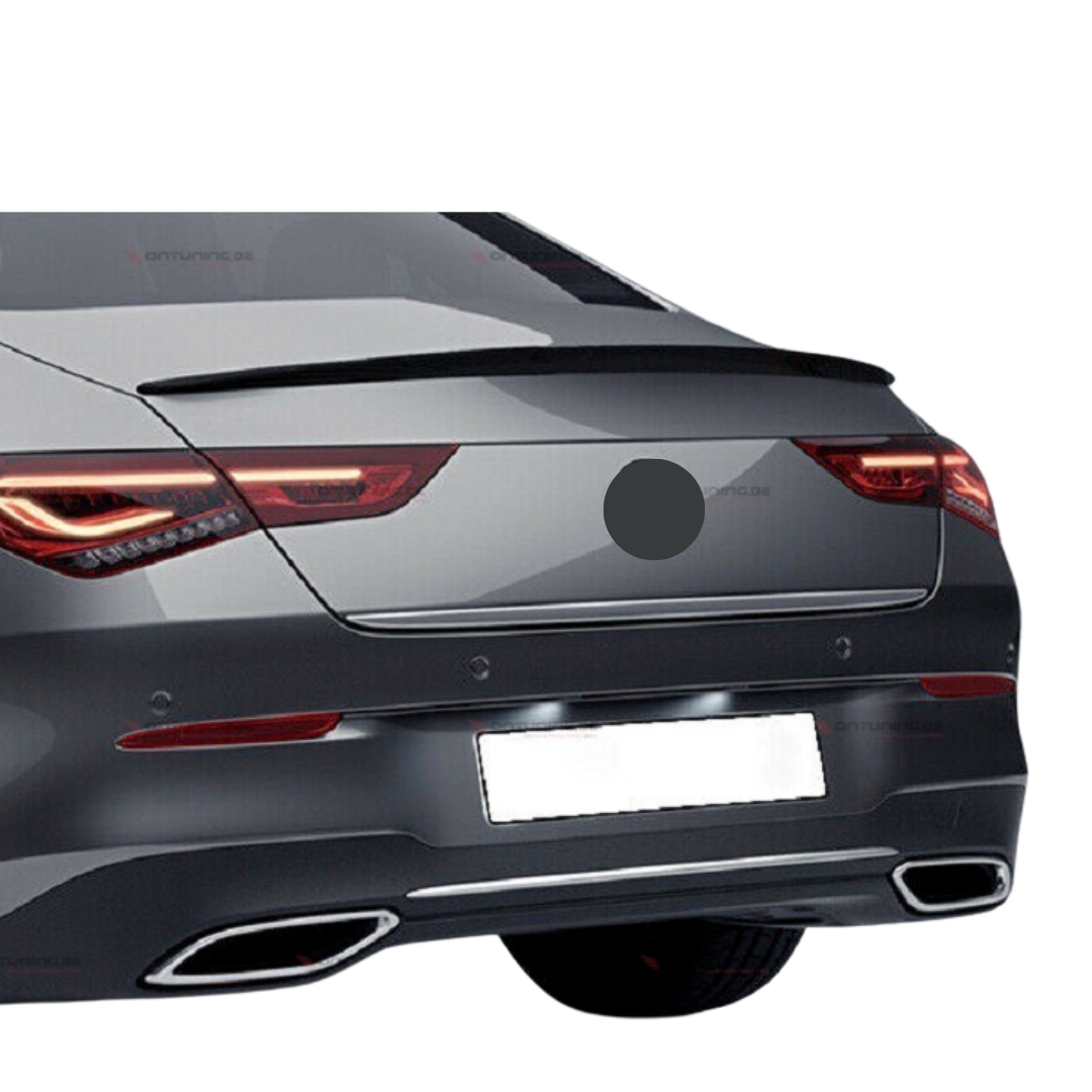 Spoiler compatibel met Mercedes CLS Class C257 (2018-2024) A Style Spoiler Glans Zwart – afbeelding 3