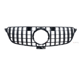 Grill compatibel met Mercedes GLE W292 (W166 Coupé) (2015-2019) Glans Zwart – afbeelding 2