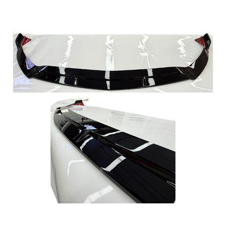 Front Lip compatibel met Mercedes A Klasse W177, V177 (2018-2023) Sport Style Glans Zwart - afbeelding 2