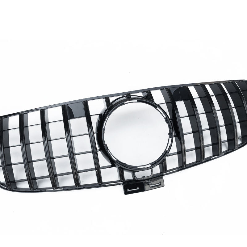 Grill compatibel met Mercedes GLE W166 (2015-2019) Glans Zwart – afbeelding 2