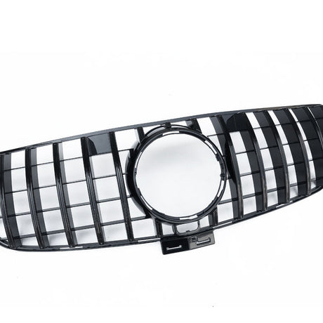 Grill compatibel met Mercedes GLE W166 (2015-2019) Glans Zwart – afbeelding 2
