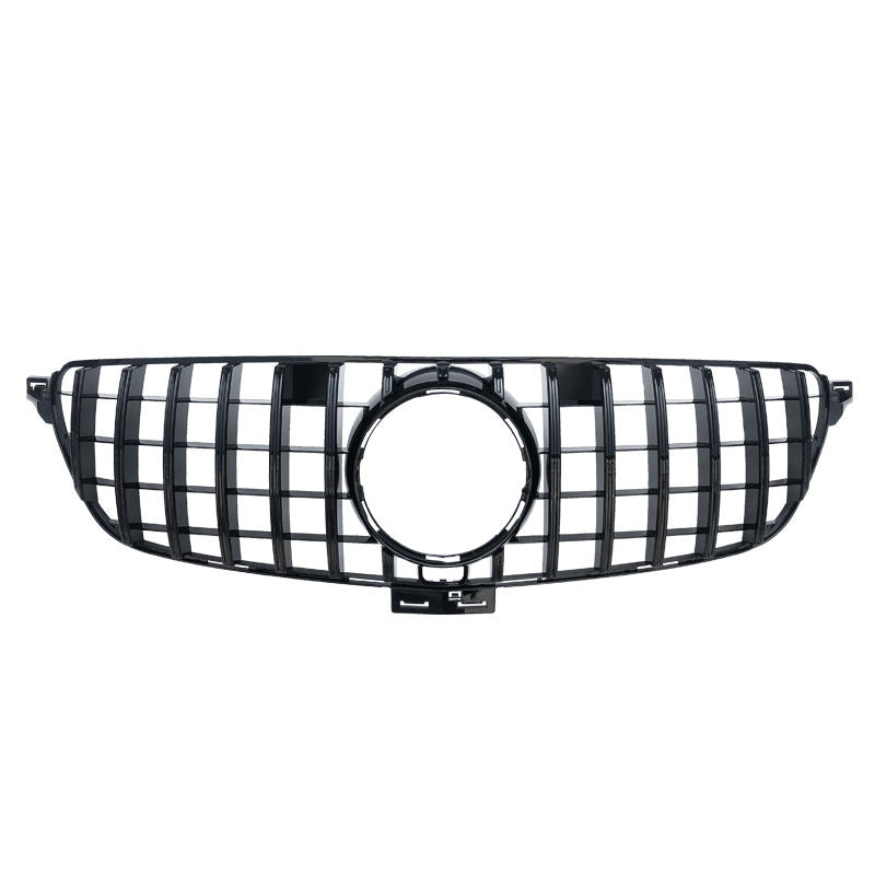 Grill compatibel met Mercedes GLE W166 (2015-2019) Glans Zwart – afbeelding 3