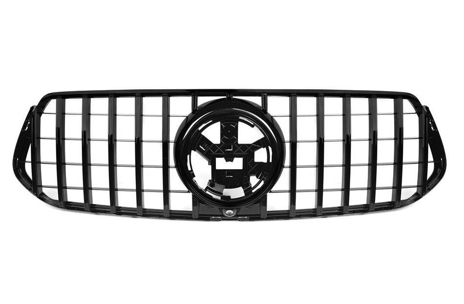 Grill compatibel met Mercedes GLE W167 SUV, C167 Coupe (2018-2023) Glans Zwart – afbeelding 3