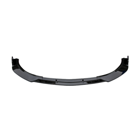 Front Lip compatibel met Mercedes C Klasse W205 (2014-2018) Glans Zwart, uitvoering A - afbeelding 2