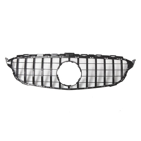 Grill compatibel met Mercedes C Klasse W205, C205, S205 (2014-2018) Glans Zwart – afbeelding 2