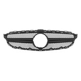 Grill compatibel met Mercedes C Klasse W205 (2014-2018) Glans Zwart – afbeelding 3