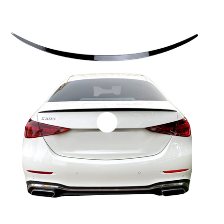 Spoiler compatibel met Mercedes C Class W206 (2021+) Glans Zwart – afbeelding 1