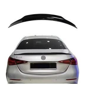 Spoiler compatibel met Mercedes C Class W206 (2021+) Spoiler Lip Glans Zwart – afbeelding 1