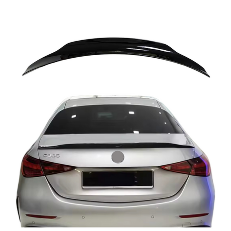Spoiler compatibel met Mercedes C Class W206 (2021+) Spoiler Lip Glans Zwart – afbeelding 1