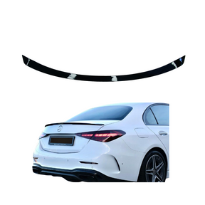Spoiler compatibel met Mercedes C Class W206 (2021+) Slim Sport Spoiler Lip Glans Zwart - afbeelding 1